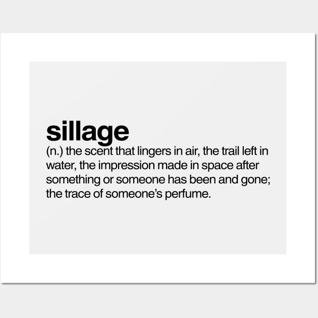 Sillage perfume definition store